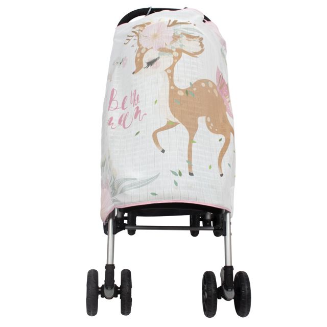 SEVIBEBE Housse de poussette en mousseline
