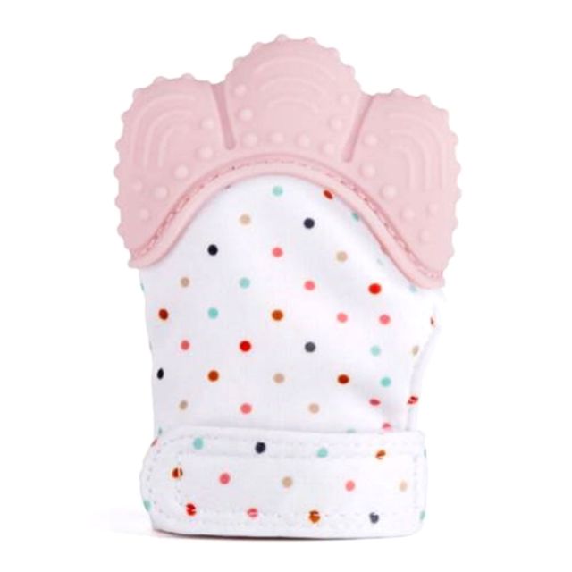 BABYJEM Gant de dentition en silicone