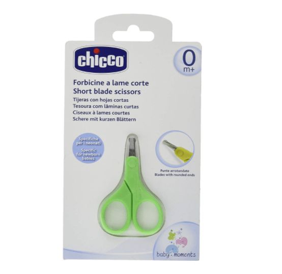 CHICCO Ciseaux bébé à lames courtes Vert