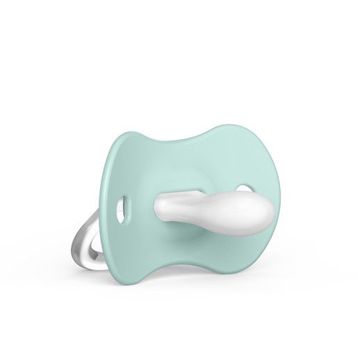 Suavinex Sucette en silicone 0-6 mois Rose Bleue