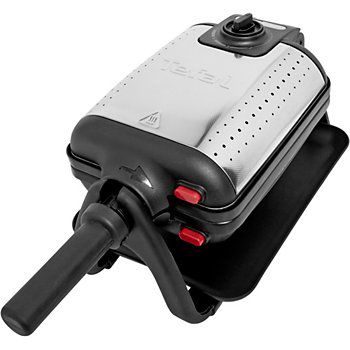 Tefal gaufrier 4en1 Noir/Inox gaufré WM755D12