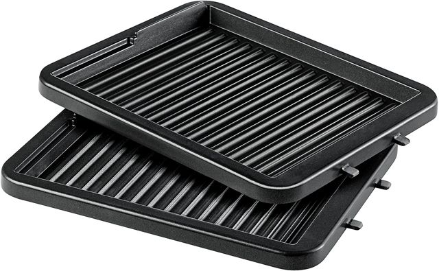 Tefal gaufrier 4en1 Noir/Inox gaufré WM755D12