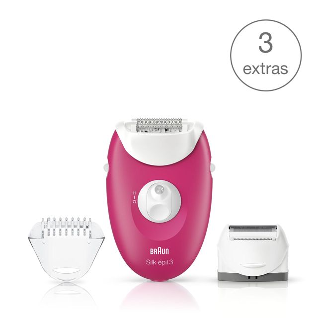 Braun épilateur électrique silk épil 3 SE3 410
