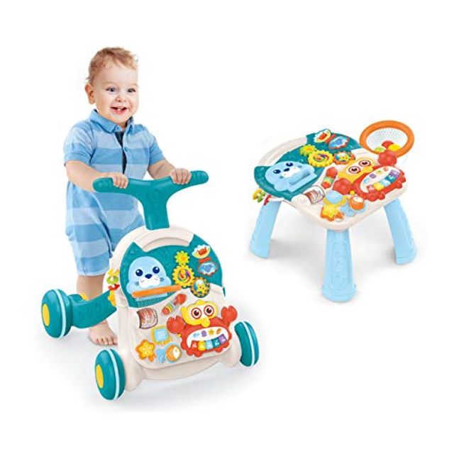 Huanger Trotteur & Table active 2-en-1