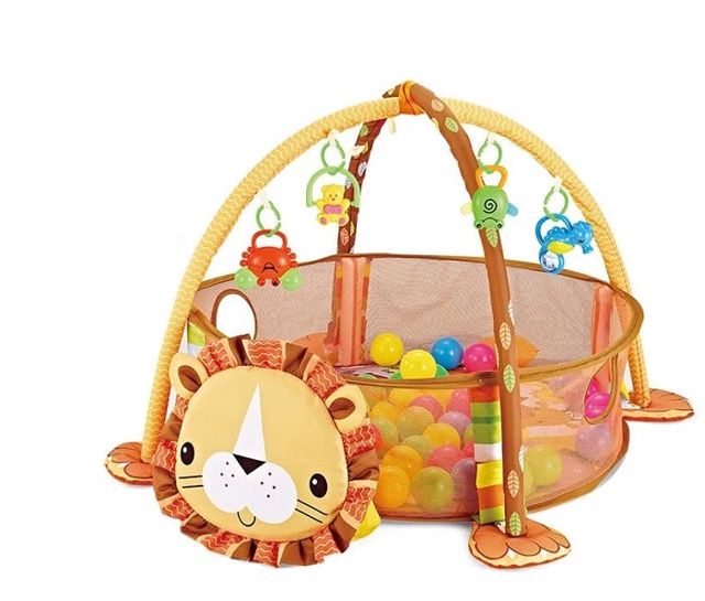 Tapis de jeu 3 en 1- thème des animaux- Lion