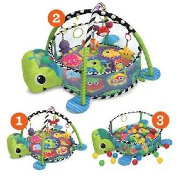 Tapis de jeu 3 en 1- thème des animaux- Tortue