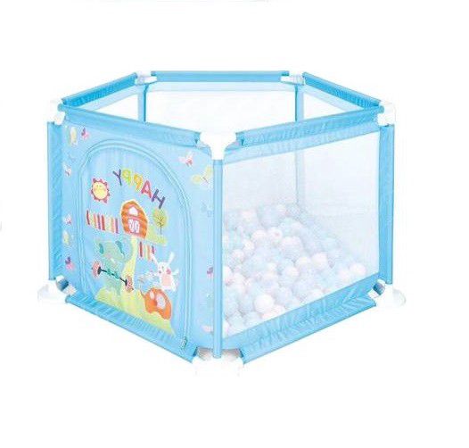Parc pour bébé en bleu+ 6 mois