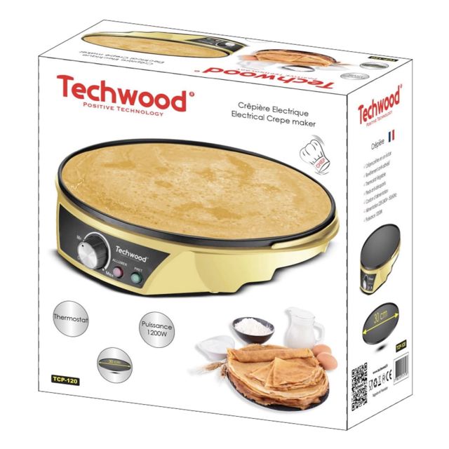 Techwood Crêpière Electrique TCP 120