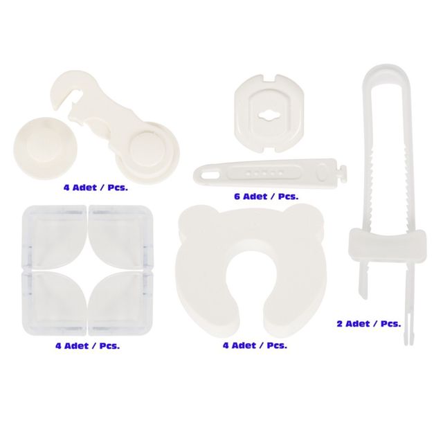 Sevibebe Kit de sécurité à la maison pour bébé 20 pièces