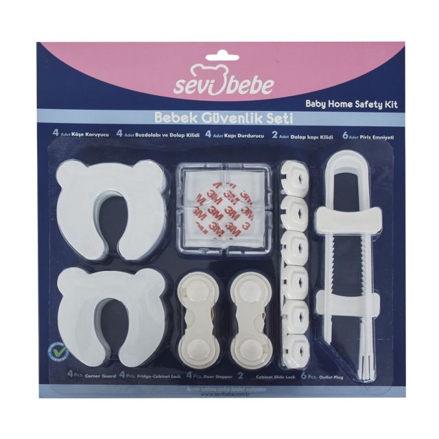 Sevibebe Kit de sécurité à la maison pour bébé 20 pièces