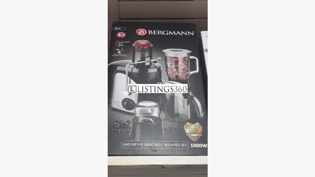 Bergmann centrifugeuse de jus 3 en 1 Bj15