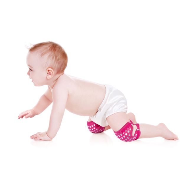 Sevibebe Genouillère rampante pour bébé Rose, bleu , noir