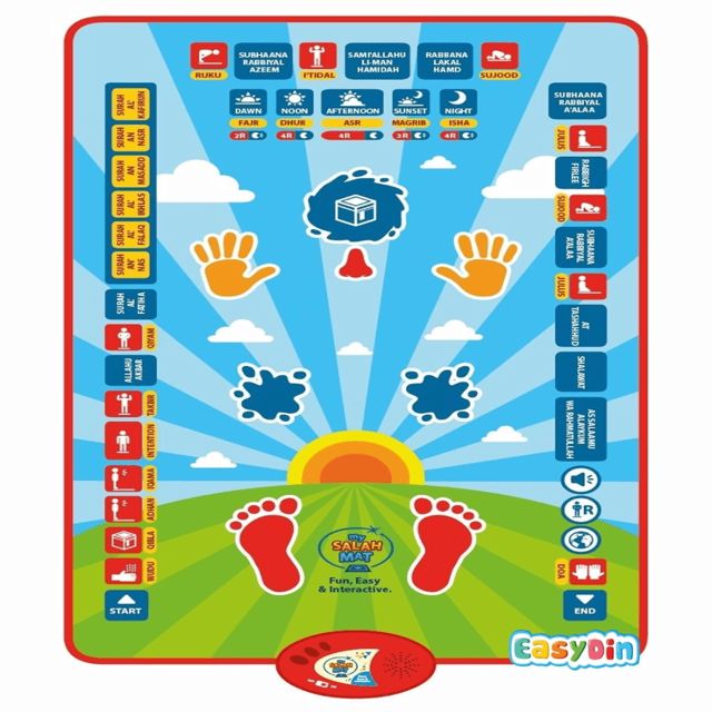 Tapis de prière interactif pour enfant
