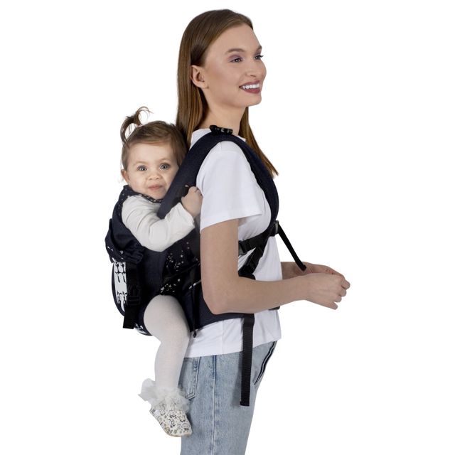 Sevibebe Porte-Bébé Kangourou Noir