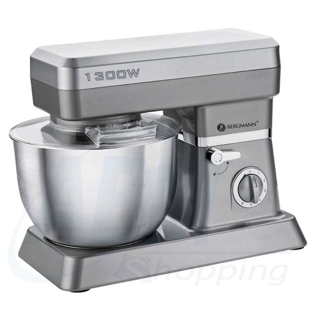 Pétrin Bergmann 6.2L 1300W Gris