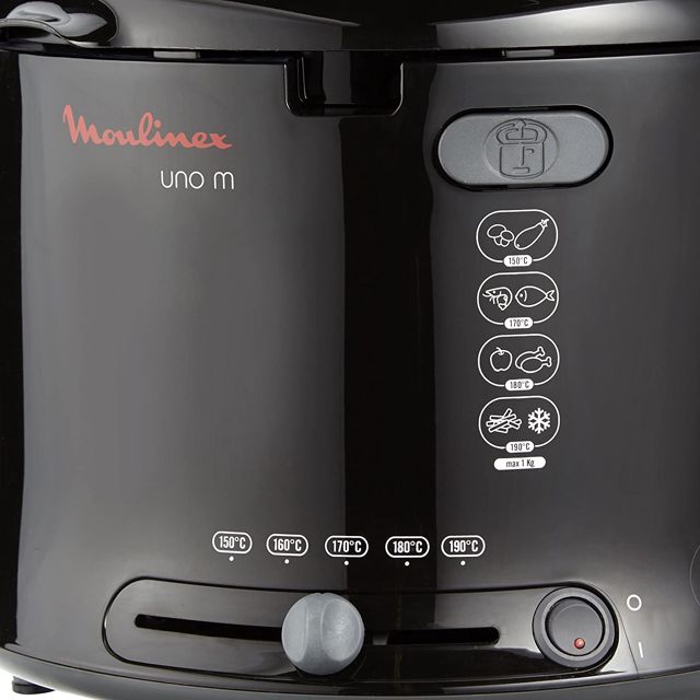 Moulinex Friteuse Uno Noir/Gris AF125810