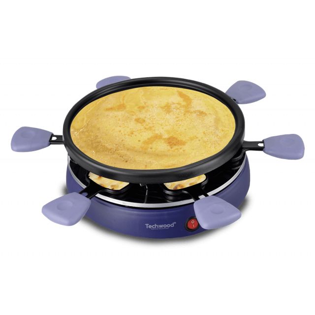 Techwood Raclette 6 poêlons Grill
