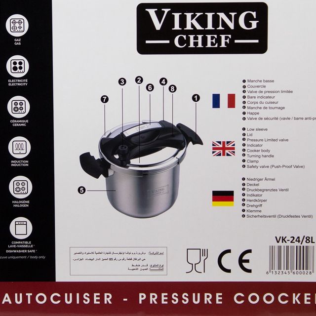 Viking Chef cocotte minute 2en1 6 Litres