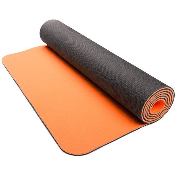 KM SPORT Tapis De Yoga Épais 10 Mm 165 X 60 Cm-Orange