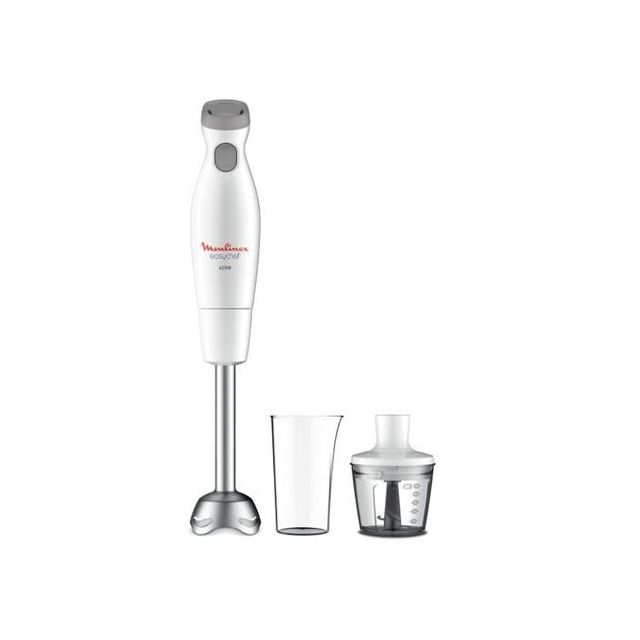 Moulinex Mixeur Plongeant Easychef  Dd452110  Blanc