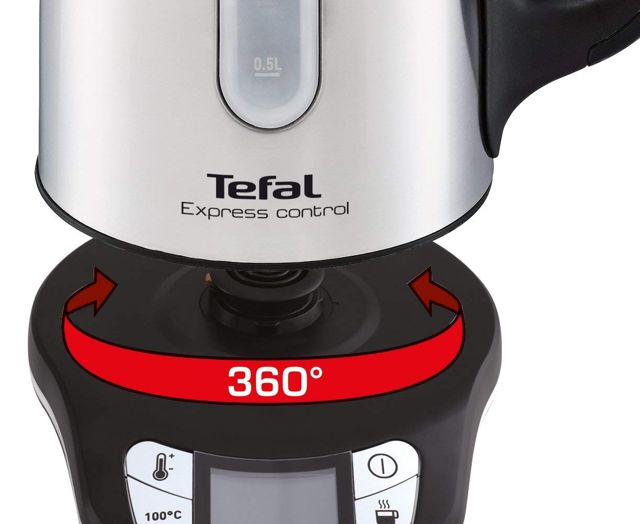 Tefal Bouilloire Sans Fil 1,7L Inox KI240D10