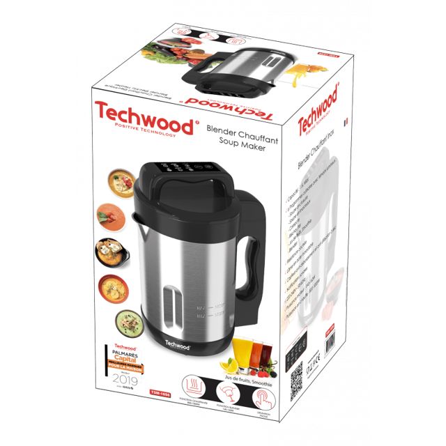 Techwood Blender Chauffant Inox TSM-1656