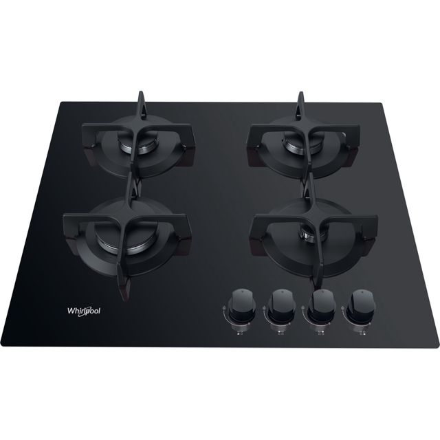 Whirlpool table de cuisson gaz 4 foyers GOB616NB