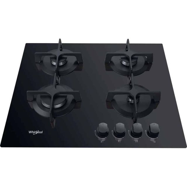 Whirlpool table de cuisson gaz 4 foyers GOB616NB
