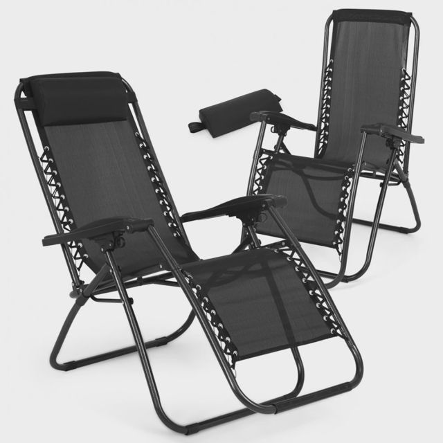 Chaise Zero Gravity Rigoros Ensemble de 4 Pièces
