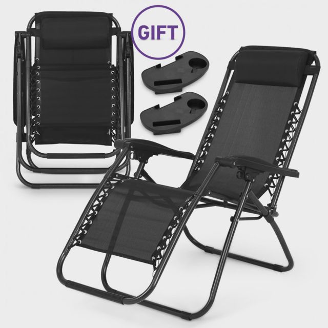 Chaise Zero Gravity Rigoros Ensemble de 4 Pièces