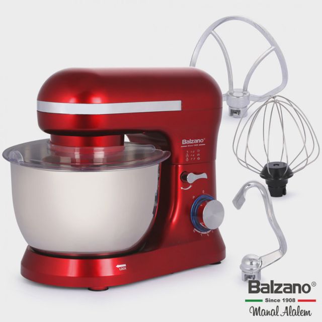 Balzano Stand Mixer pétrin 4.5 litres Sm -1510N Rouge