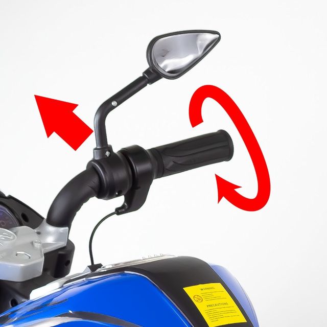 Moto Electrique CBR pour Enfants accéleration manuel