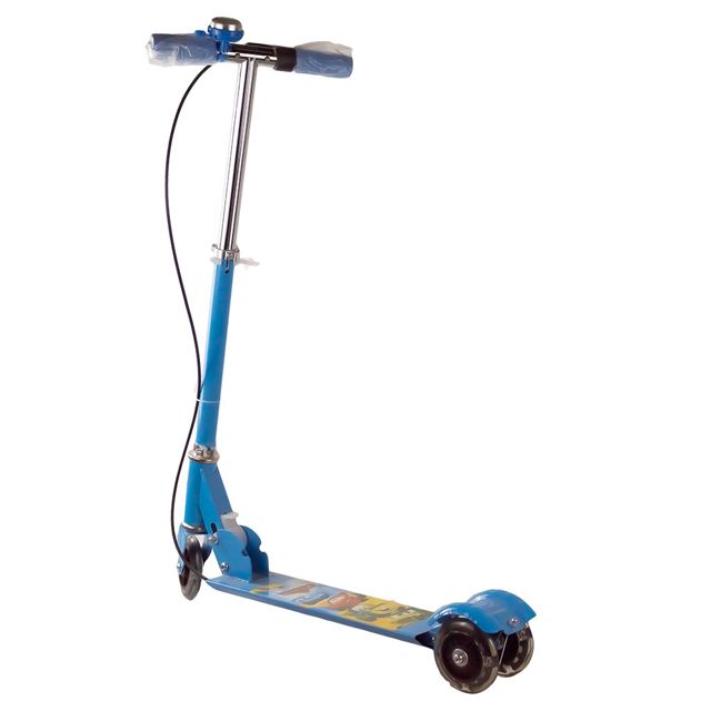 Trottinette Cars Enfants 3 roues avec frein a main aluminum