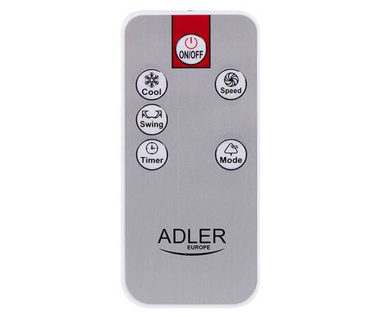 Adler Refroidisseur d'air mobil Télécommandé 350 m3/h 350W