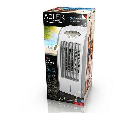 Adler Refroidisseur d'air mobil Télécommandé 350 m3/h 350W
