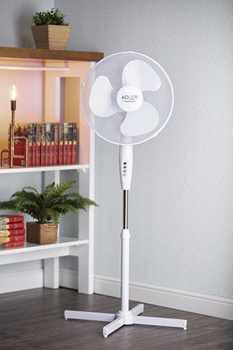 Adler Ventilateur Incliné 40 Cm 3 Vitesses 90w Ad 7305