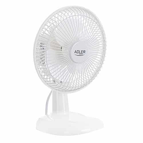 Adler Ad 7301 Ventilateur De Bureau 15 Cm 2 Vitesses 30w
