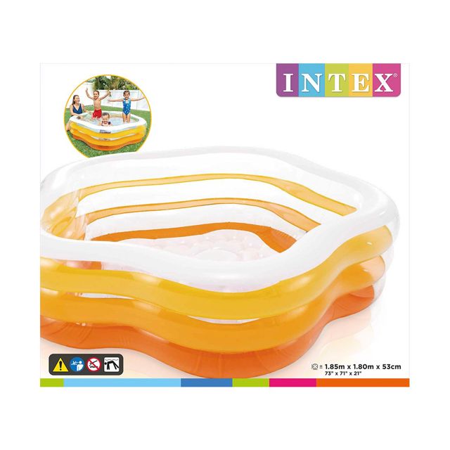 Intex 56495NP Piscine Swim Center 185x180x53cm