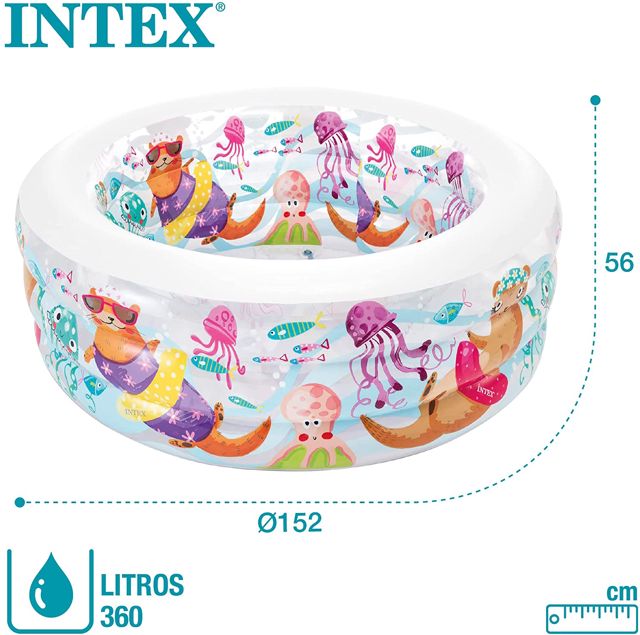 Intex 58480 Piscine gonflable pour aquarium 152x56cm