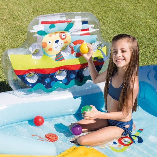 Intex 57162 piscine Aire de jeux Sea paradise 218x188x99cm