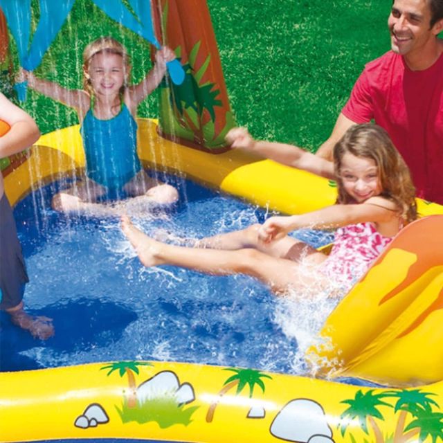 Intex piscine aire de jeux dinosaurs 57444