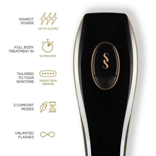 SmoothSkin Pure Black Épilateur ipl Flash illimités