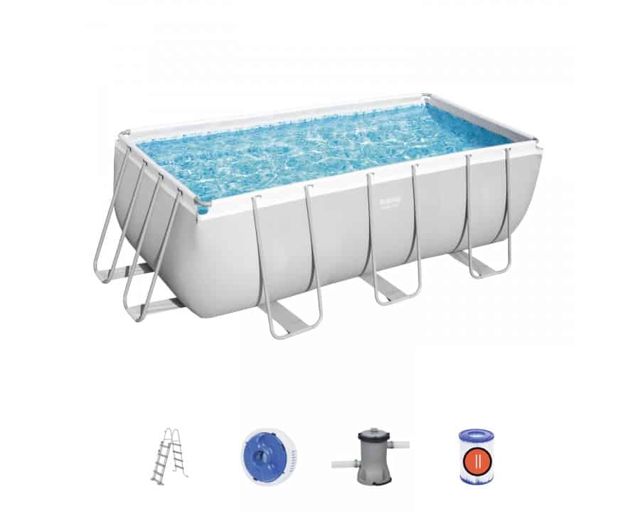 bestway 56456 Piscine rectangulaire 412x201x122cm