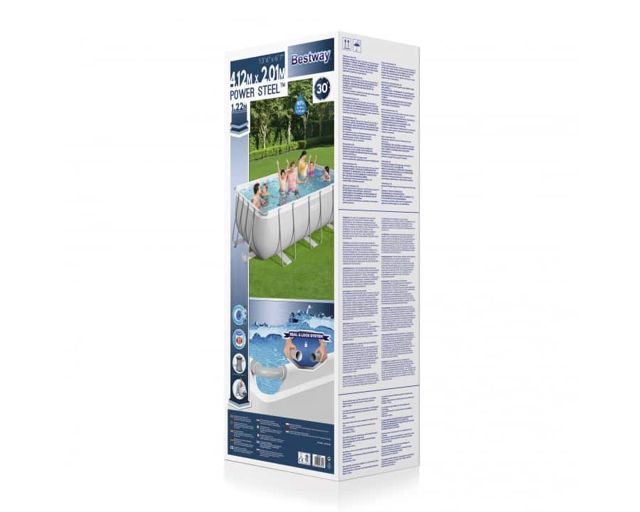 bestway 56456 Piscine rectangulaire 412x201x122cm