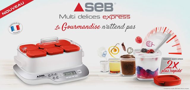 Seb yaourtié multidélices Expresse compact YG660100