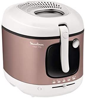 Moulinex Mega friteuse 2100 W Blanc et Marron AM481010