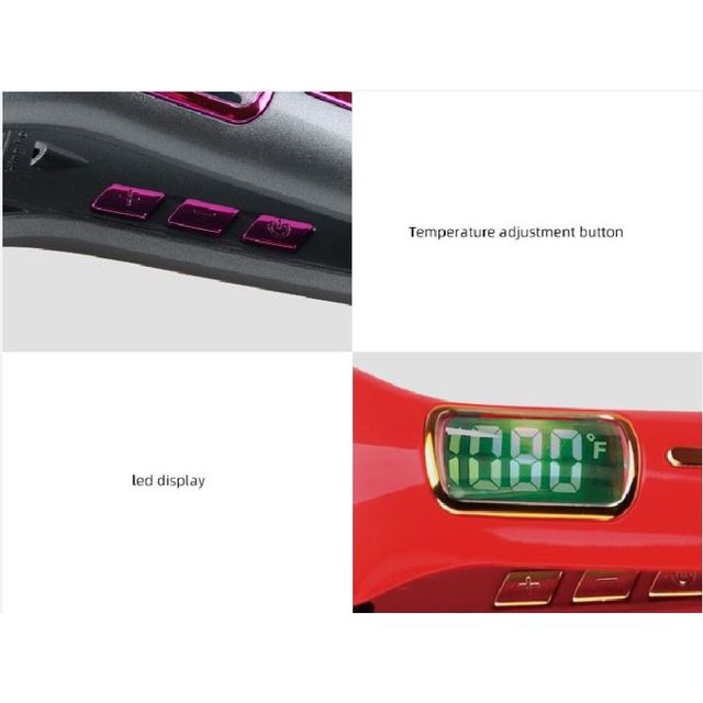 ENZO Professional Lisseur En-3972 Avec Affichage Led