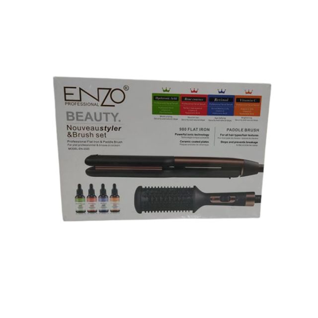 ENZO Pack 5 En1 Lisseur Pour Cheveux en-3967W