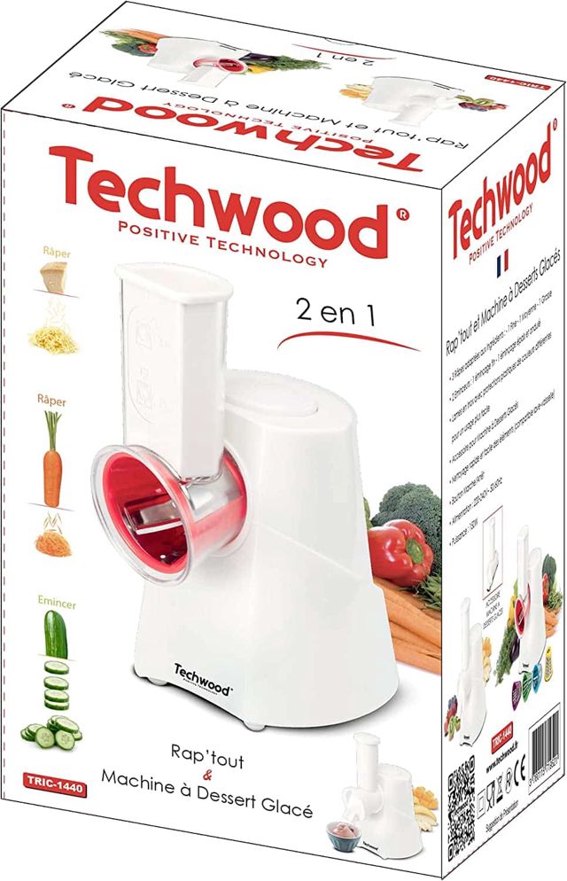 Techwood rap touts 4en1 et créme glacée tric-1440