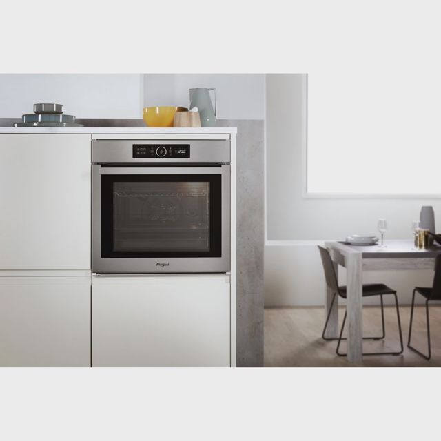 Four Whirlpool Inox 6eme Sense Pyrolys AKZ9626IX
